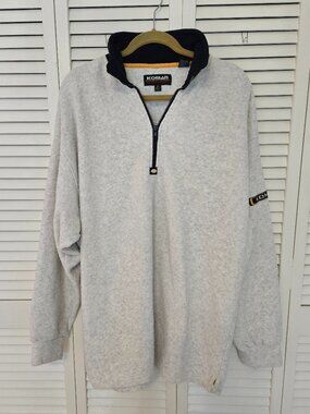 Vintage KOMAN Oversized Quarter-Zip Fleece - EUC - Men's Size XL